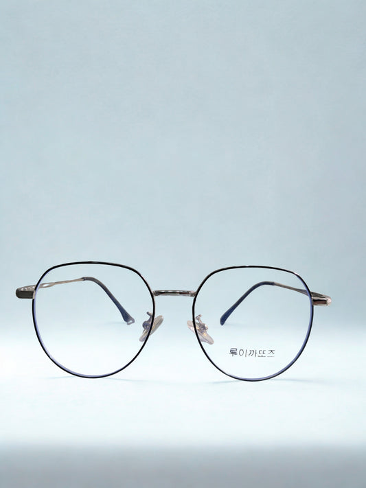 Elegant Round Metal Eyeglasses
