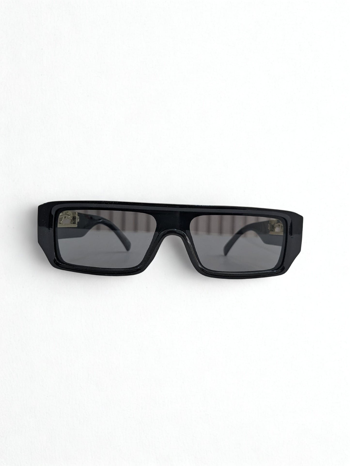 Panther Edge – Black Rectangle Sunglasses