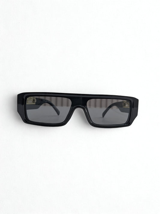 Panther Edge – Black Rectangle Sunglasses