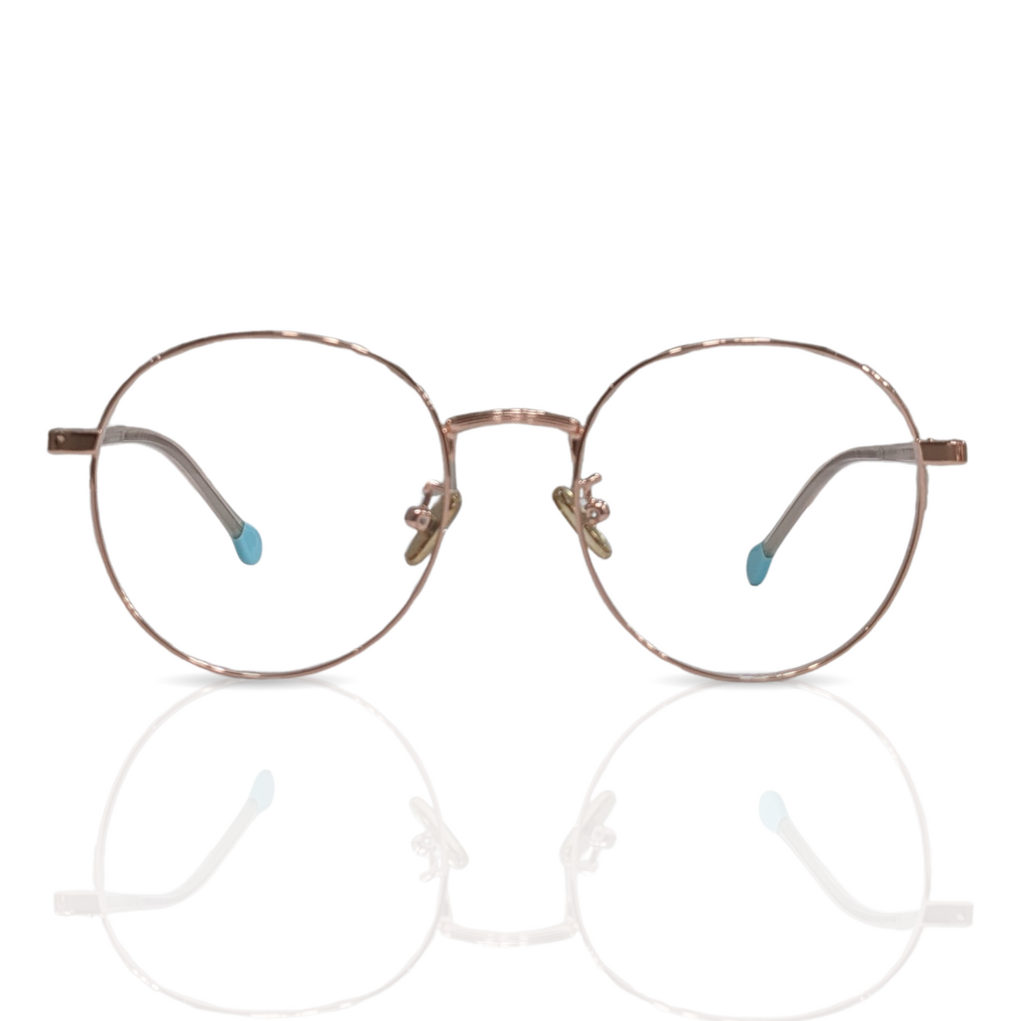 Ultra-Light Rimless Silver Eyeglasses