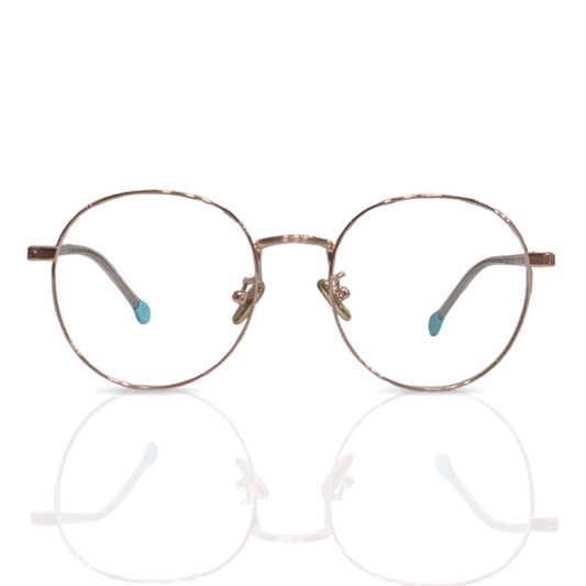 Ultra-Light Rimless Silver Eyeglasses